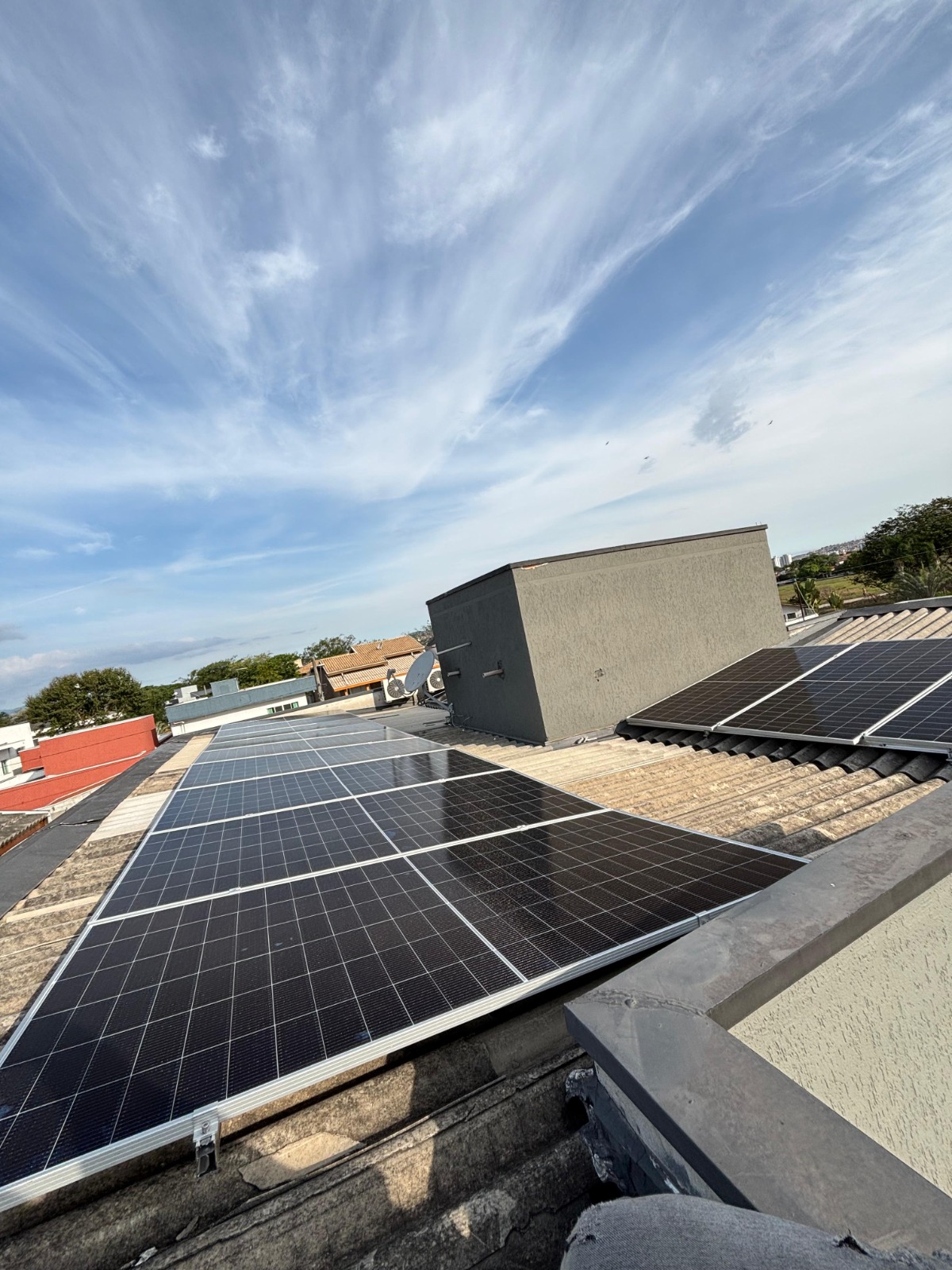 Projeto residencial — céu aberto